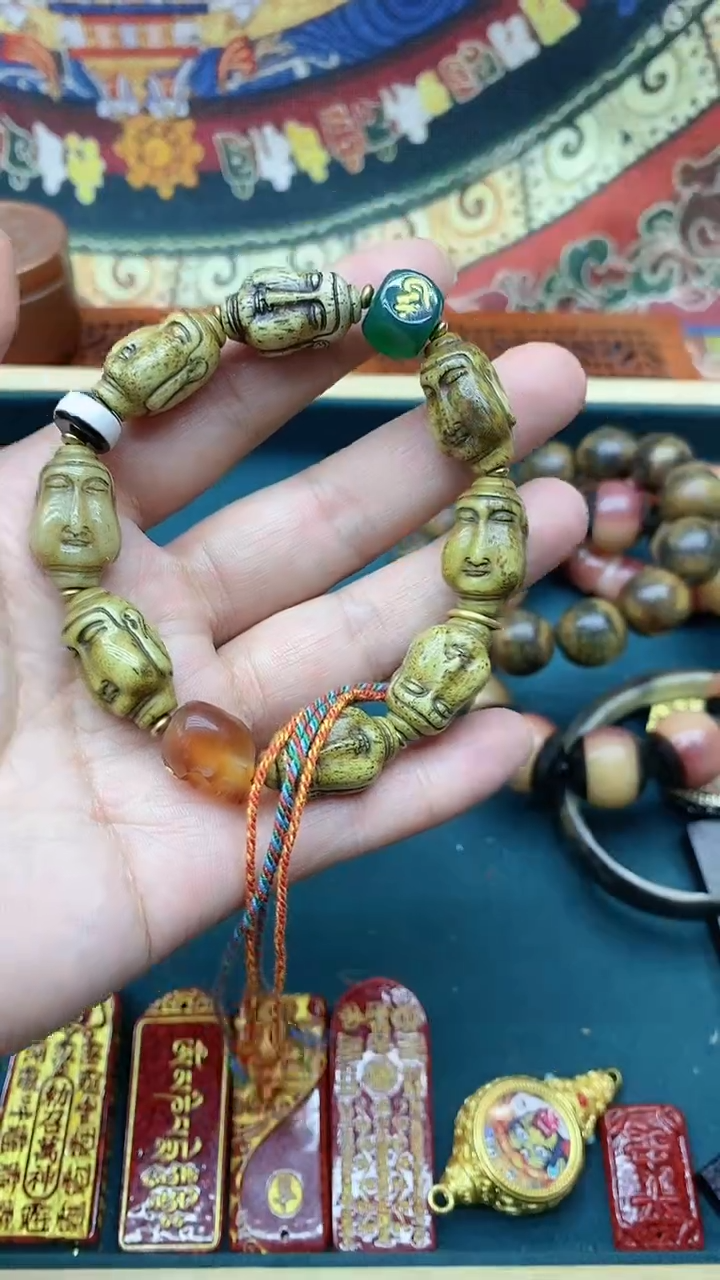 【闪购商品】玛瑙/玉髓新品合金观音手链