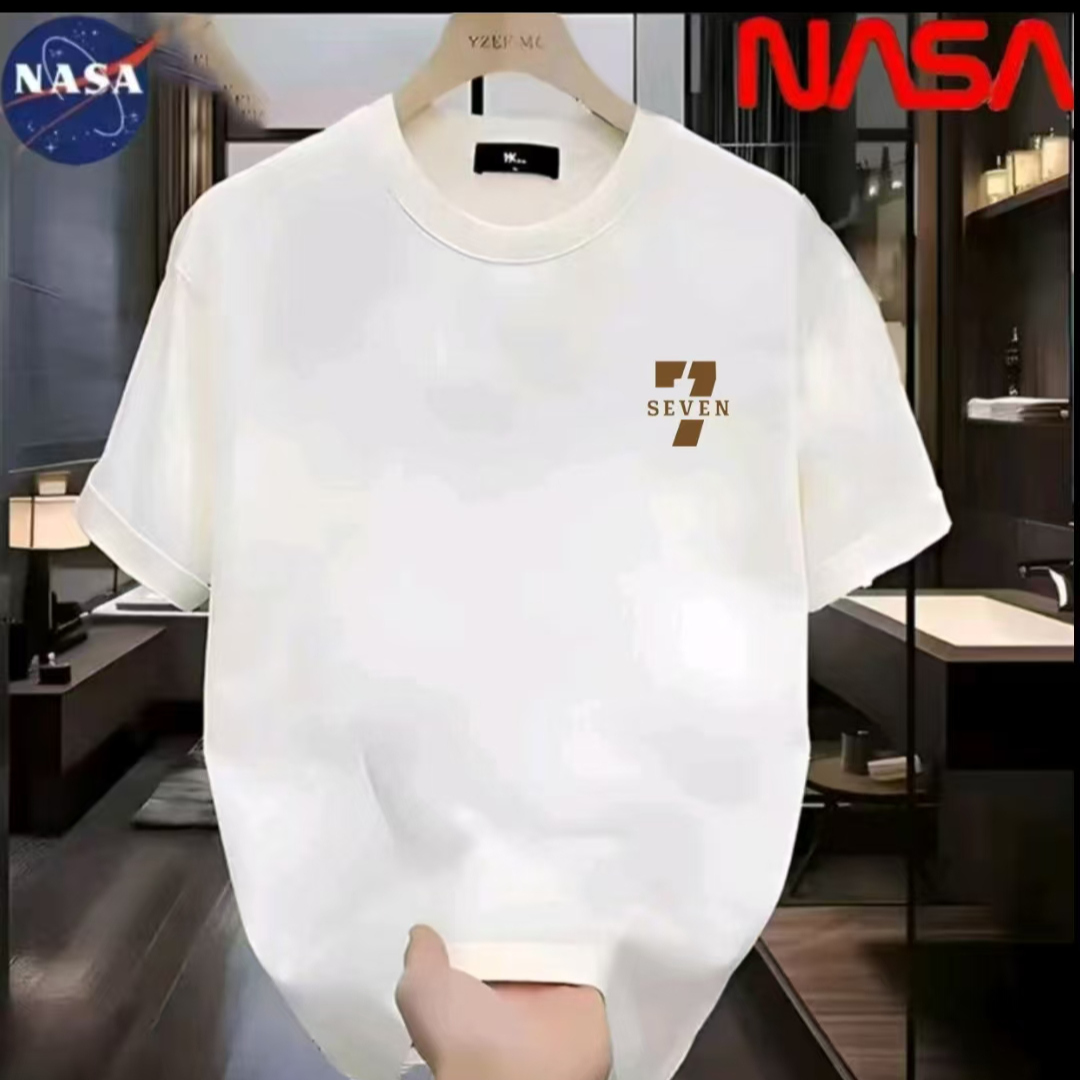 【NASA联名】纯棉夏季圆领短袖T恤休闲百搭宽松时尚男女同款A-9