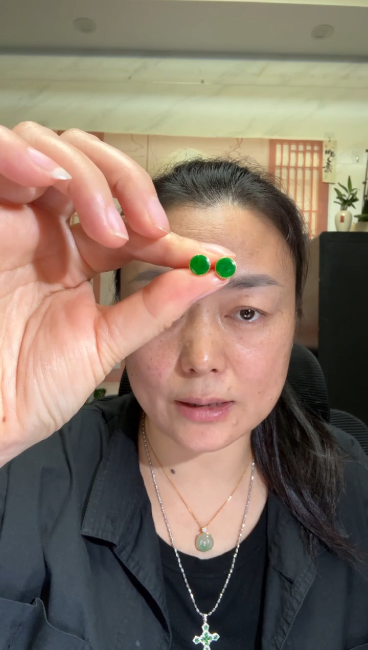 颈饰银S925镶嵌翡翠00005285