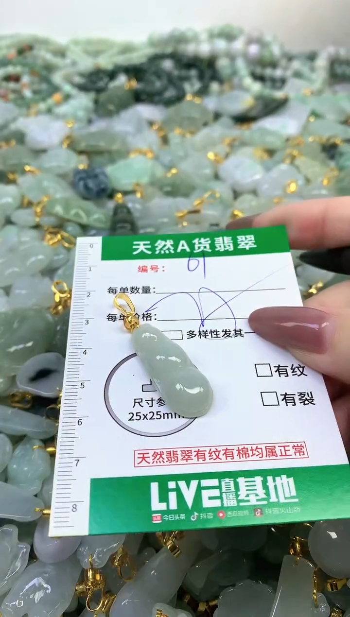 颈饰未镶嵌翡翠纯天然缅甸A货翡翠