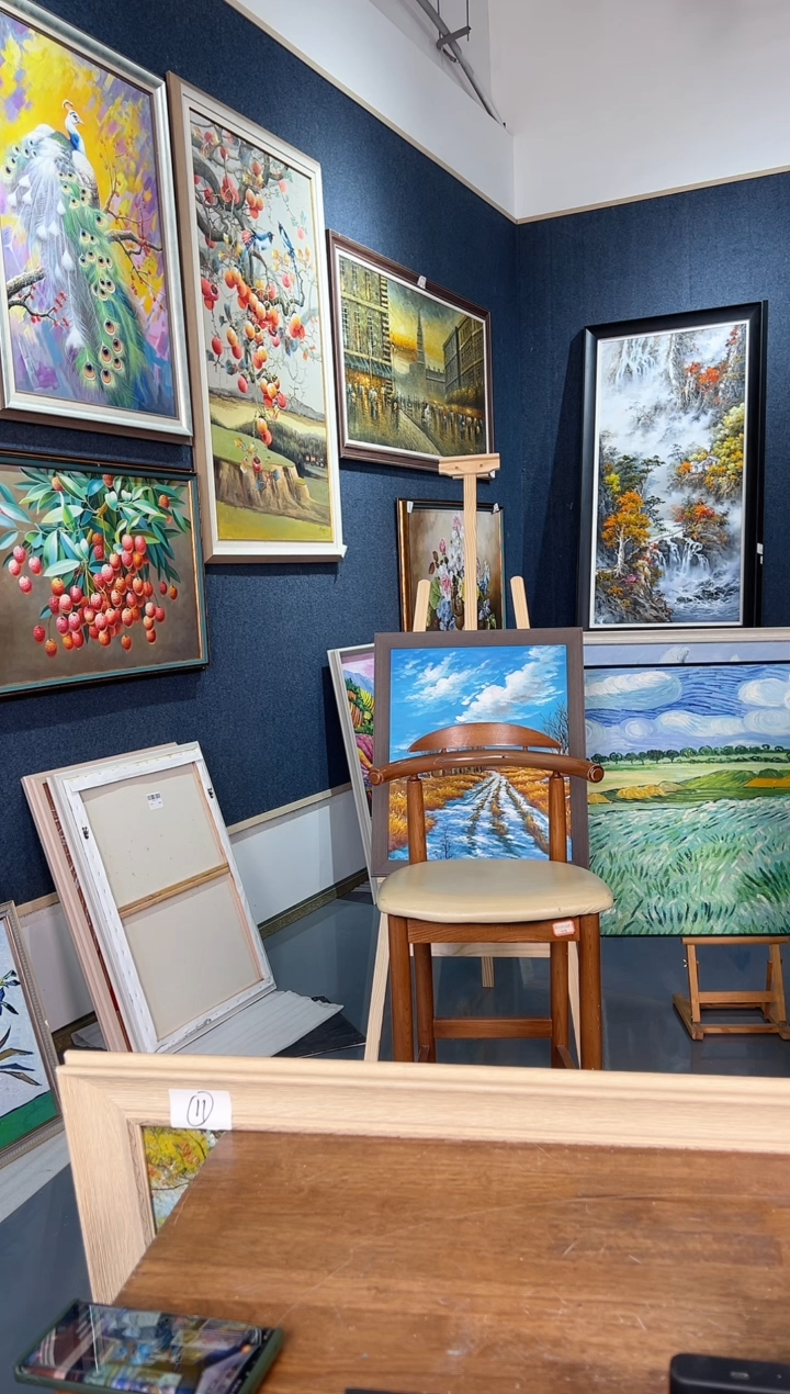 【闪购商品】油画26号手绘油画 70*70 葡萄