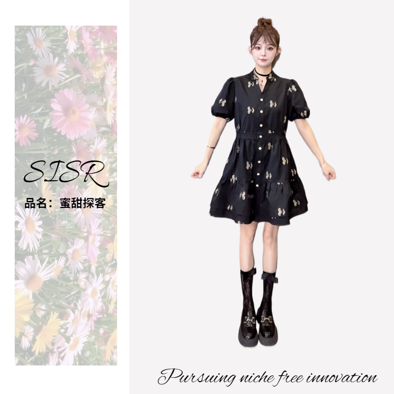 小众系列【蜜甜探客连衣裙】SISR原创宽松气质显瘦穿搭连衣裙