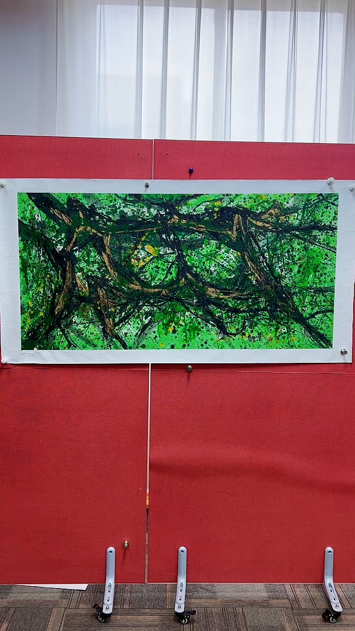 【闪购商品】绘画赵燮绘画8平尺金袍藤萝