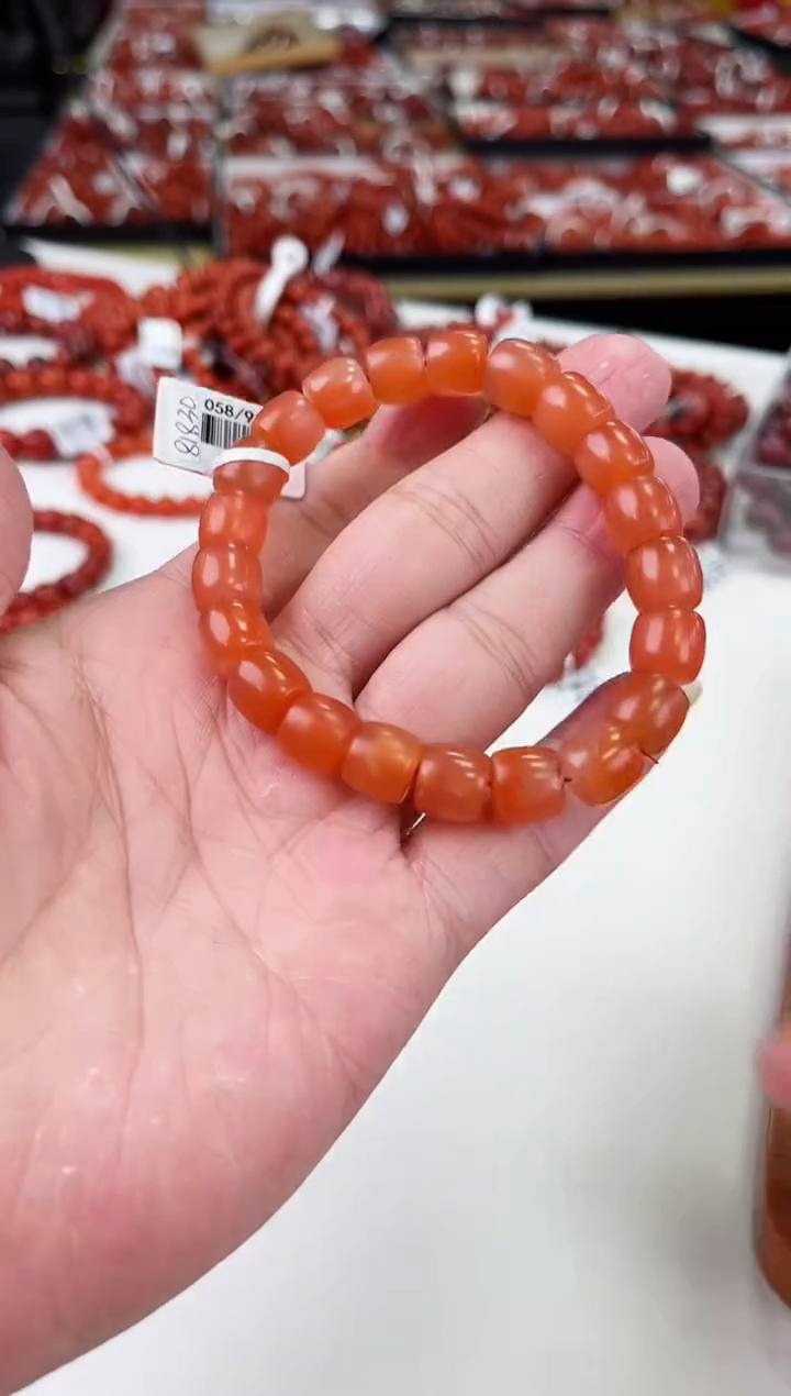 【闪购商品】南红玛瑙保山直切手串未镶嵌一个/条