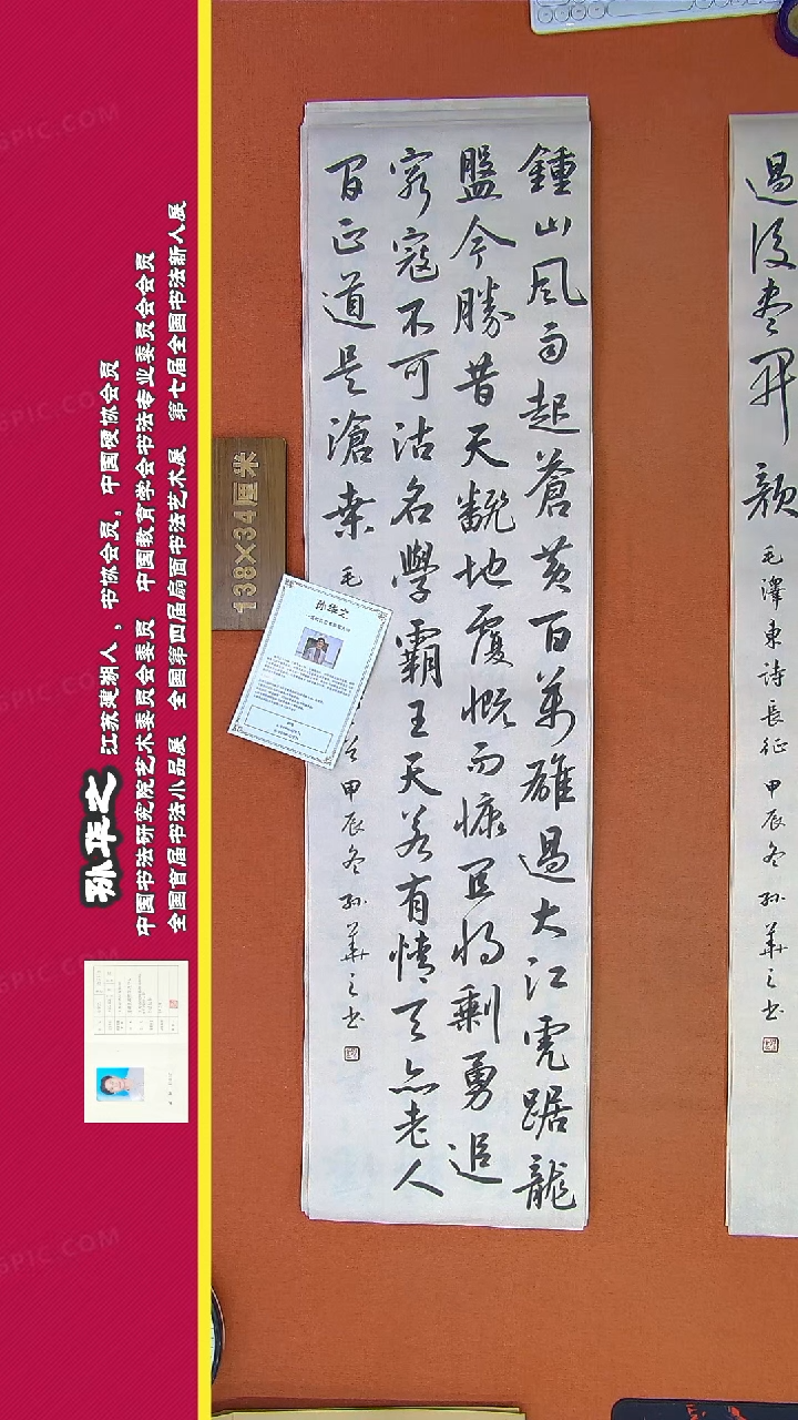 【闪购商品】书法148a孙华之书法作品