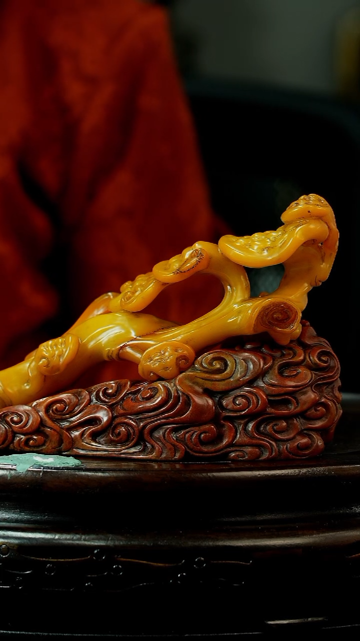 【闪购商品】铜寿山田黄摆件 福源堂 M