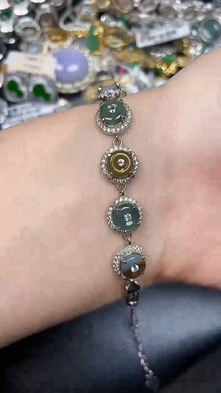 银S925镶嵌戒指翡翠2610