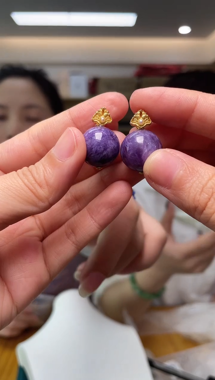 查罗石（紫龙晶）未镶嵌·（多样性单个发货）