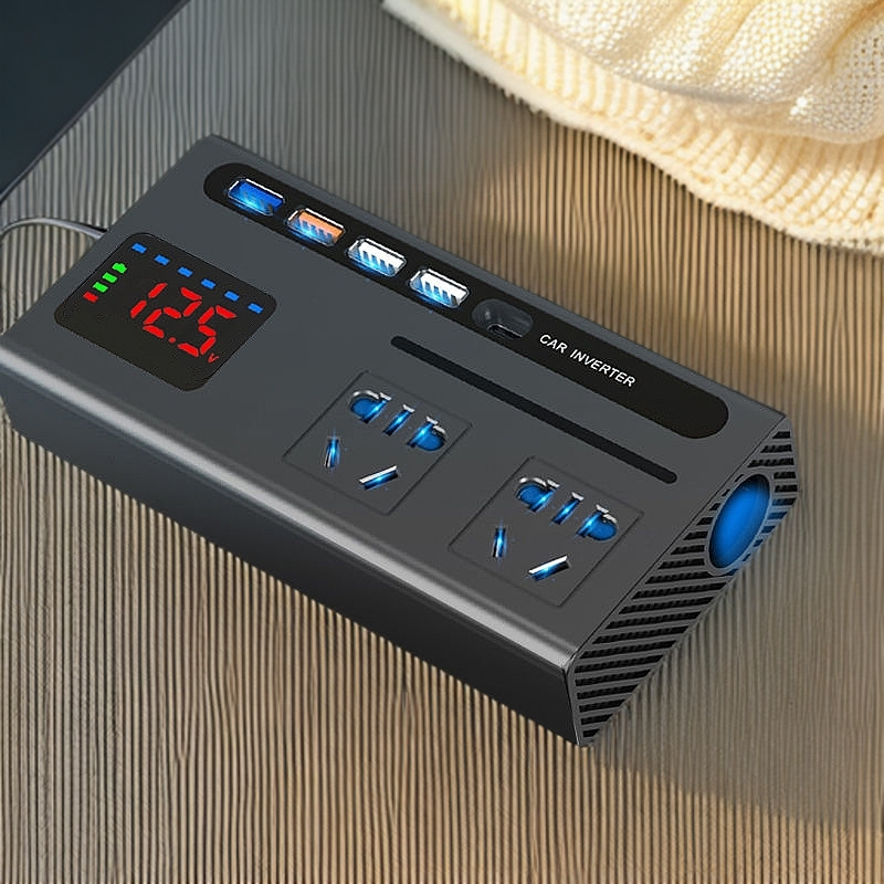 车载逆变器 充电器- 手机快充转电源转换器