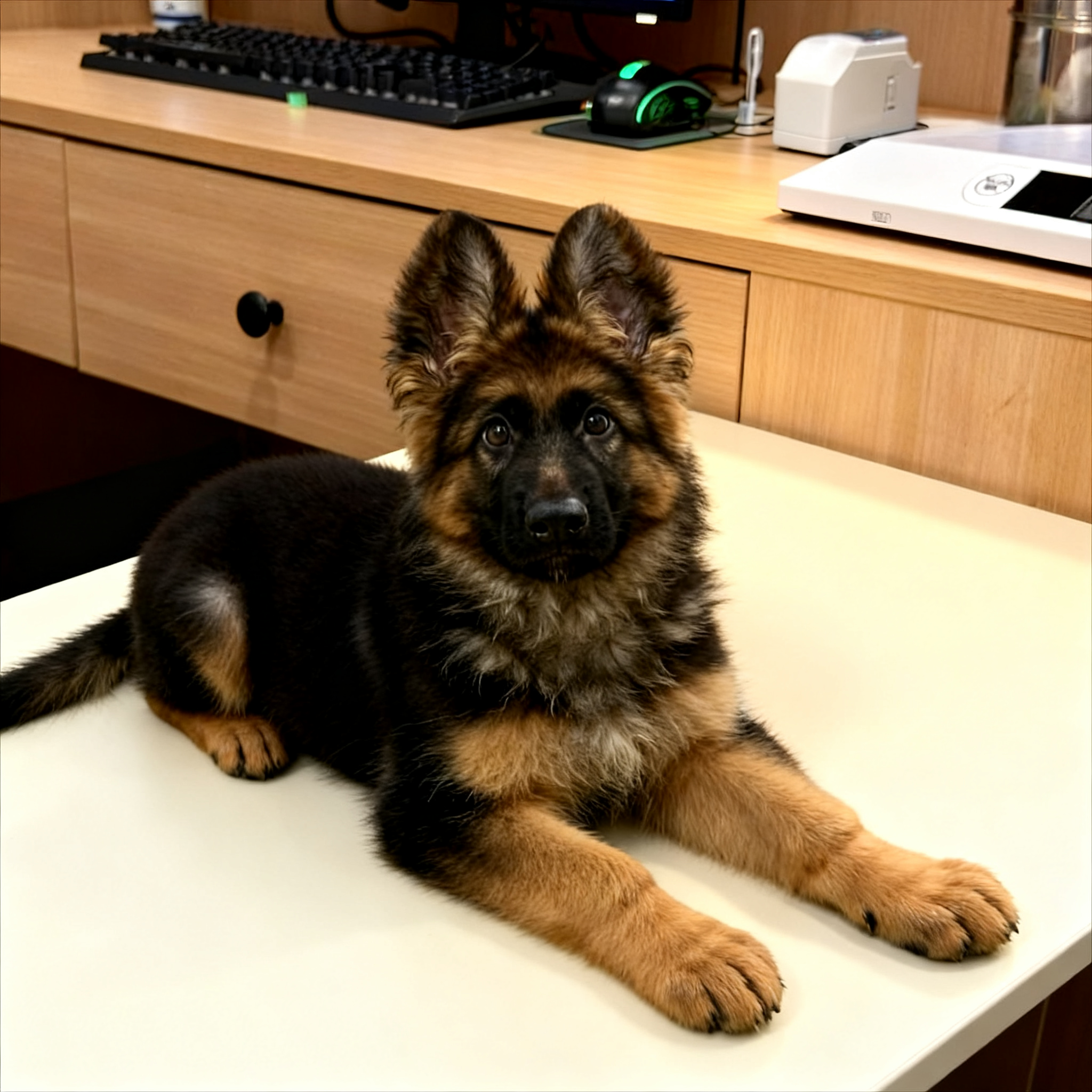 德牧幼犬幼崽宠物狗霸气家养猛犬护院工作犬看家犬平背牧羊犬警犬