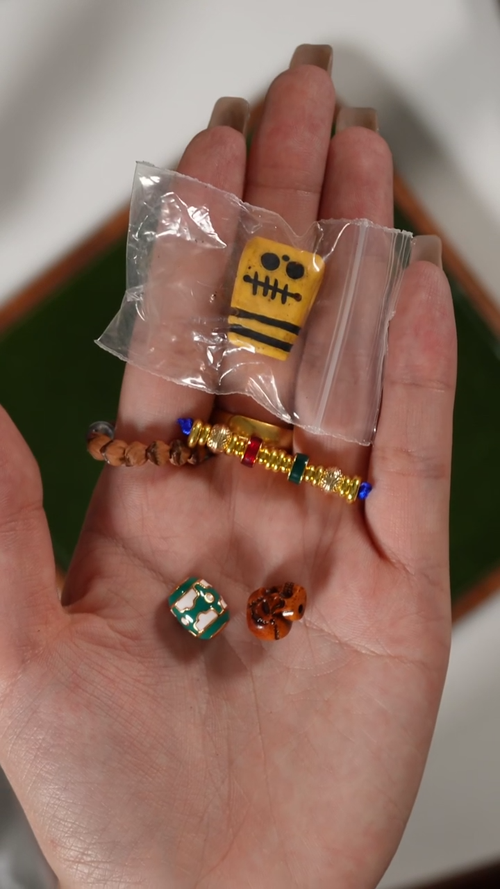 柏香籽/百香籽吊坠葡萄现场亲搭三通一整套+隔片4