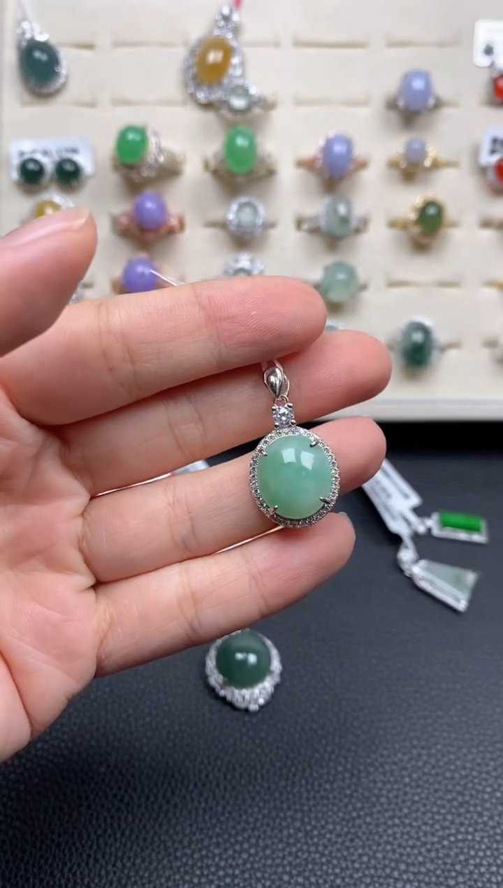 【闪购商品】翡翠戒指银S925镶嵌11111111