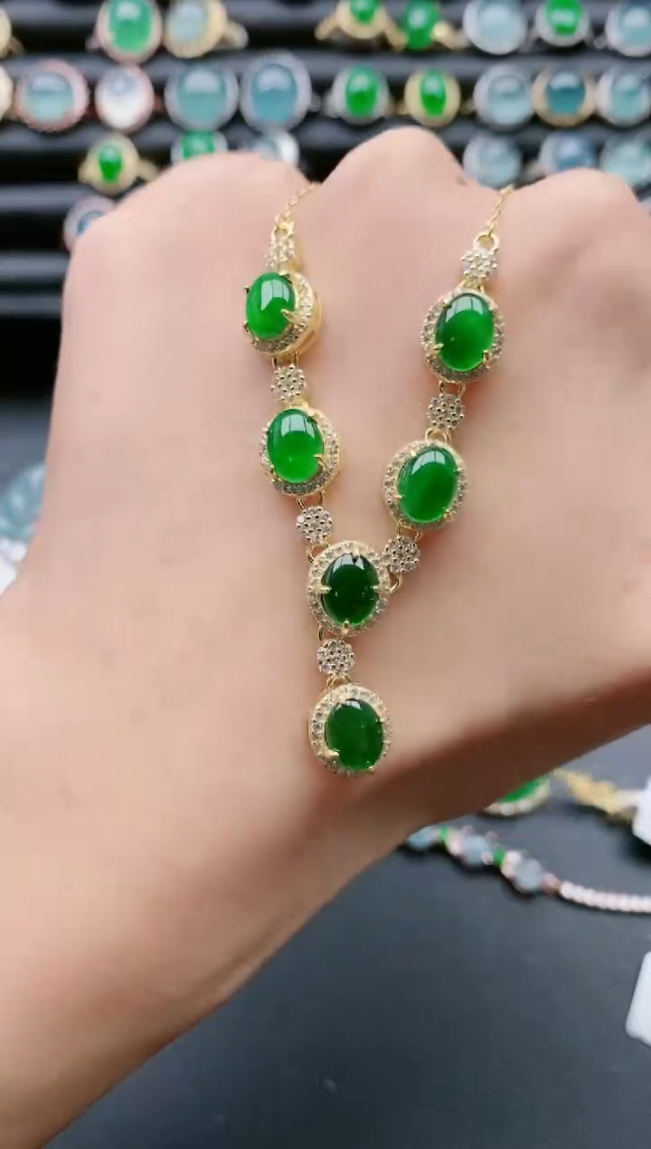 【闪购商品】翡翠戒指银S925镶嵌1111