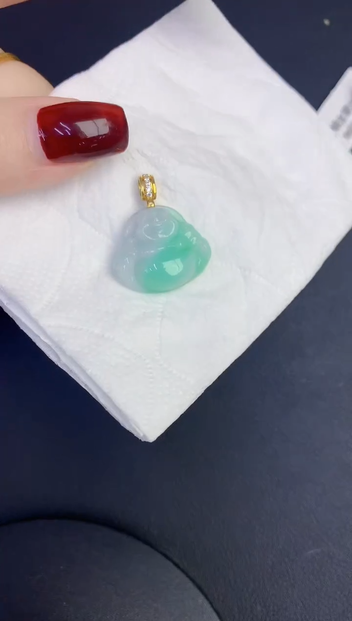 颈饰未镶嵌翡翠缅甸天然翡翠A货