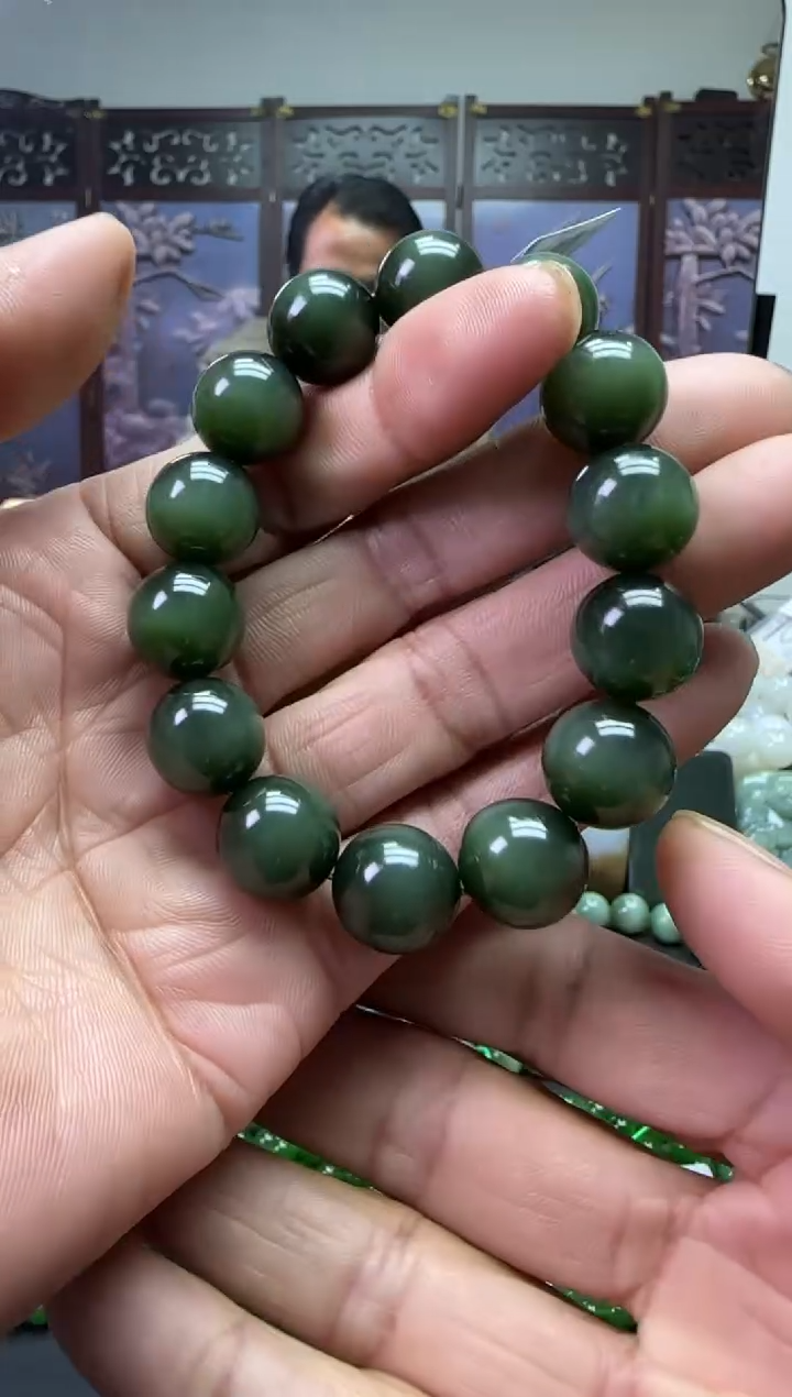 未镶嵌和田玉珠宝奇石手串