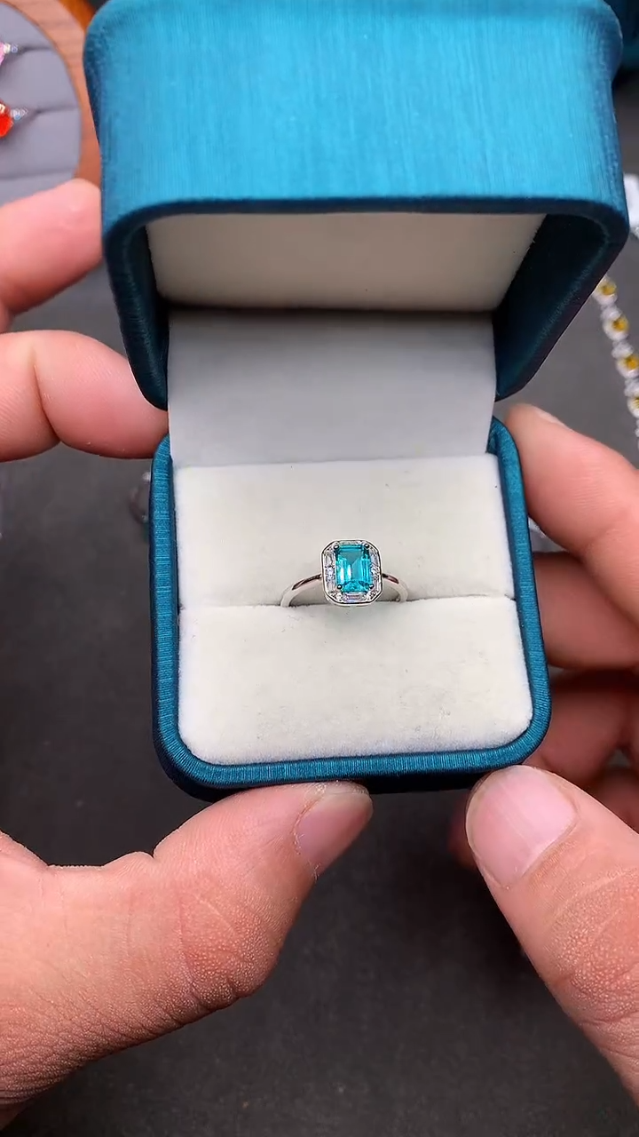 【闪购商品】祖母绿戒指银S925镶嵌·····