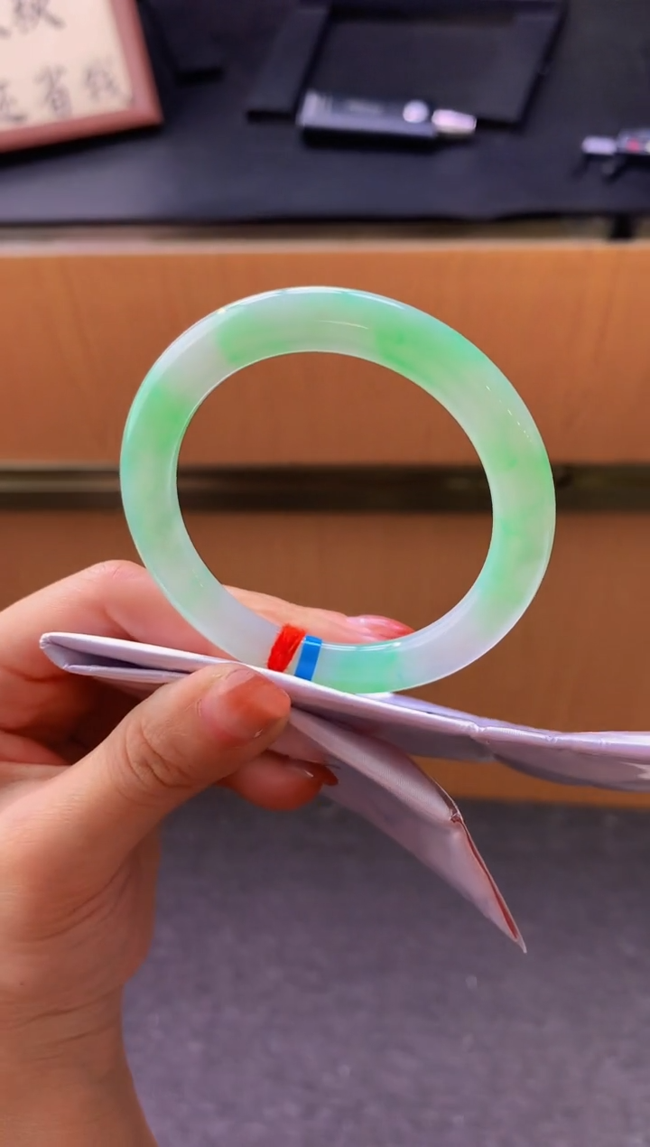 未镶嵌手镯翡翠-C40 圈口51.4 