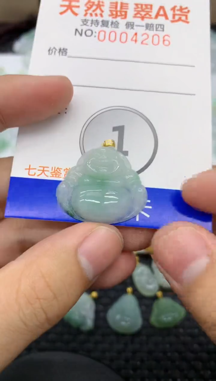 【闪购商品】翡翠颈饰18K金镶嵌73544307975483