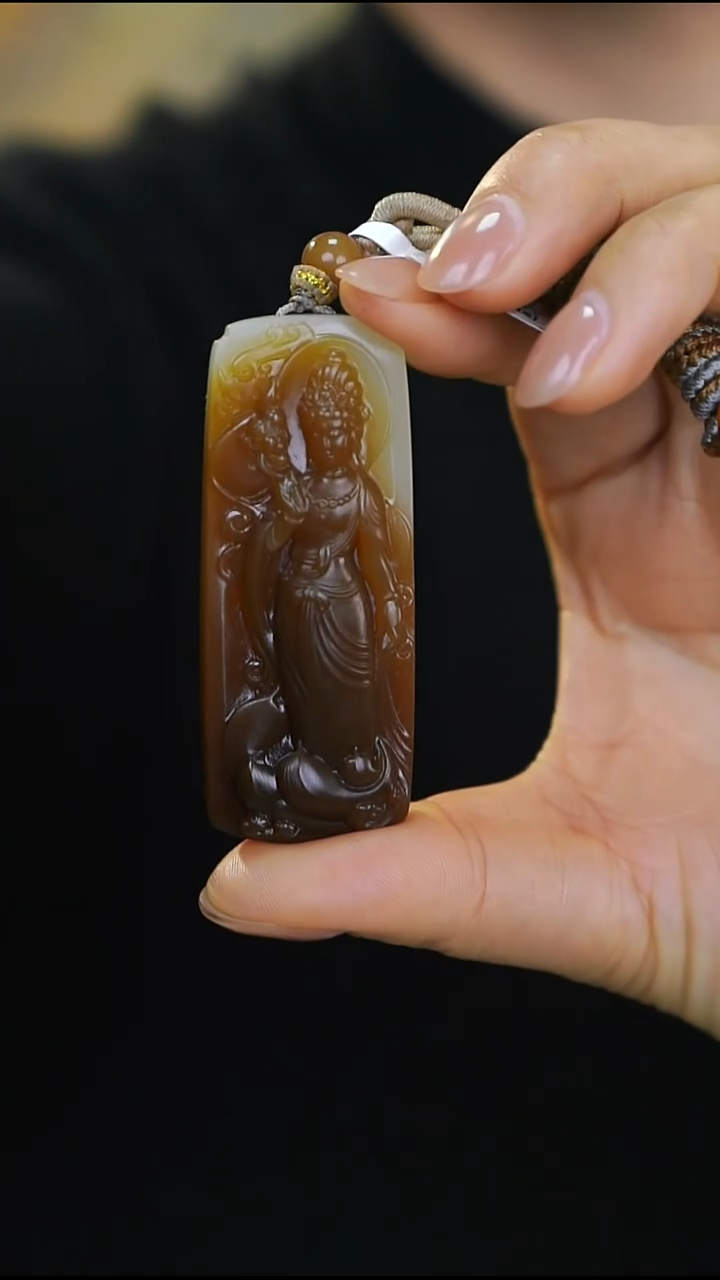 吊坠(不含链)未镶嵌和田玉和田玉吊坠