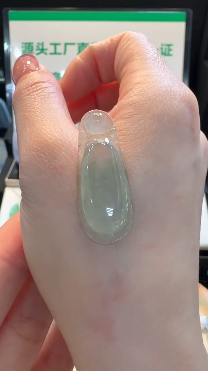 【闪购商品】翡翠挂件未镶嵌冰福瓜