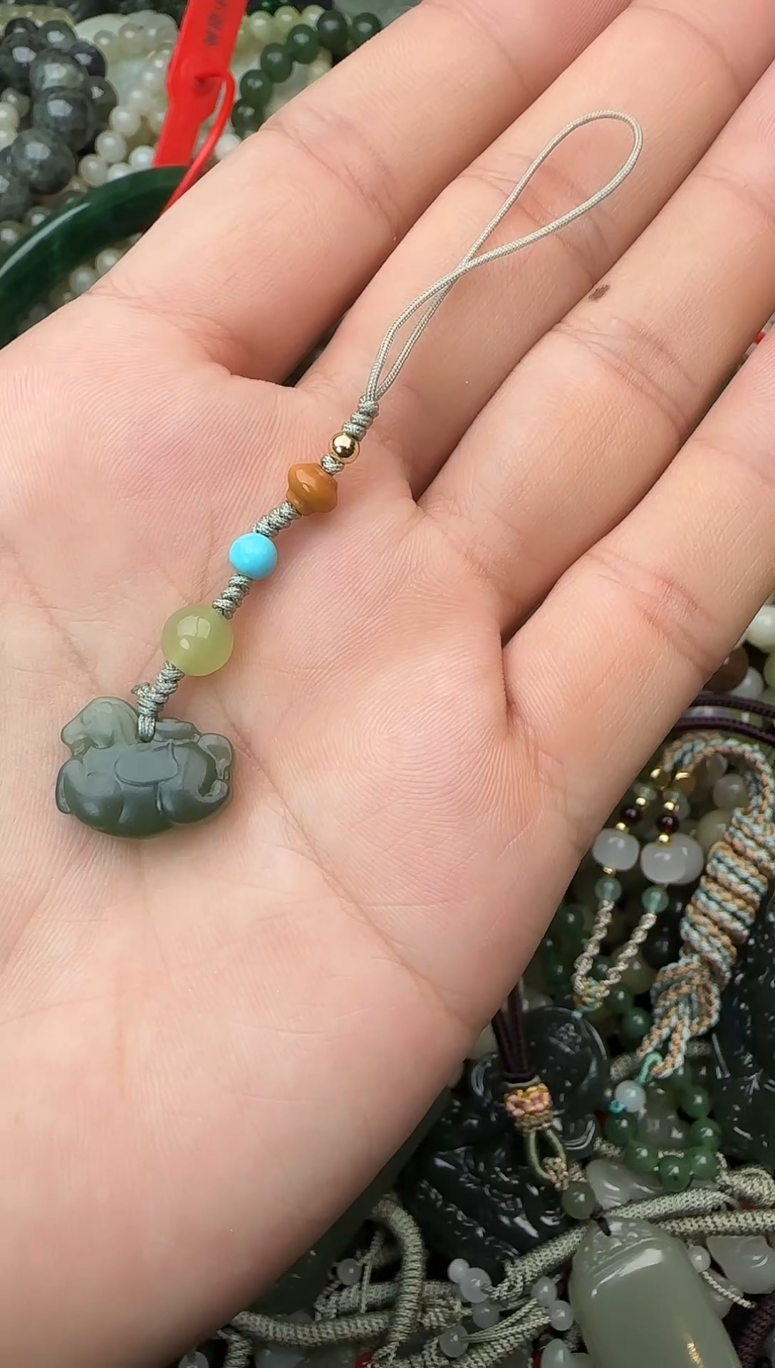 颈饰未镶嵌和田玉拍一发一