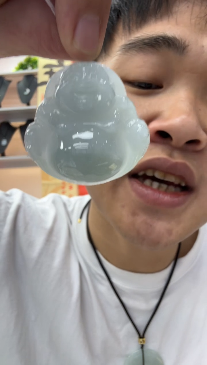 【闪购商品】翡翠颈饰未镶嵌天然翡翠A货孤品一件