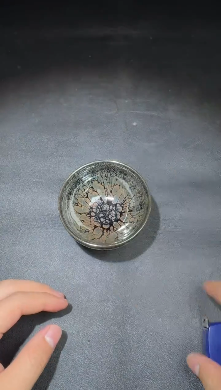 茶盏肖艳水墨牡丹134