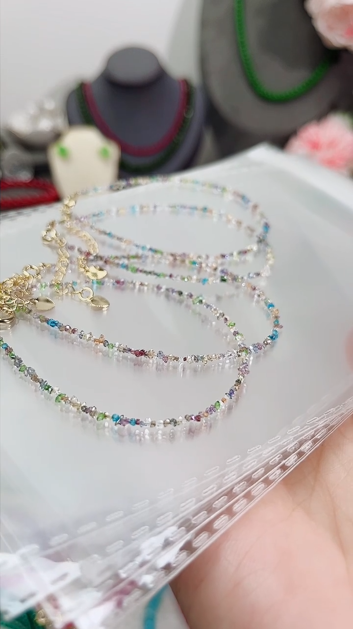 银S925镶嵌手链钻石彩99