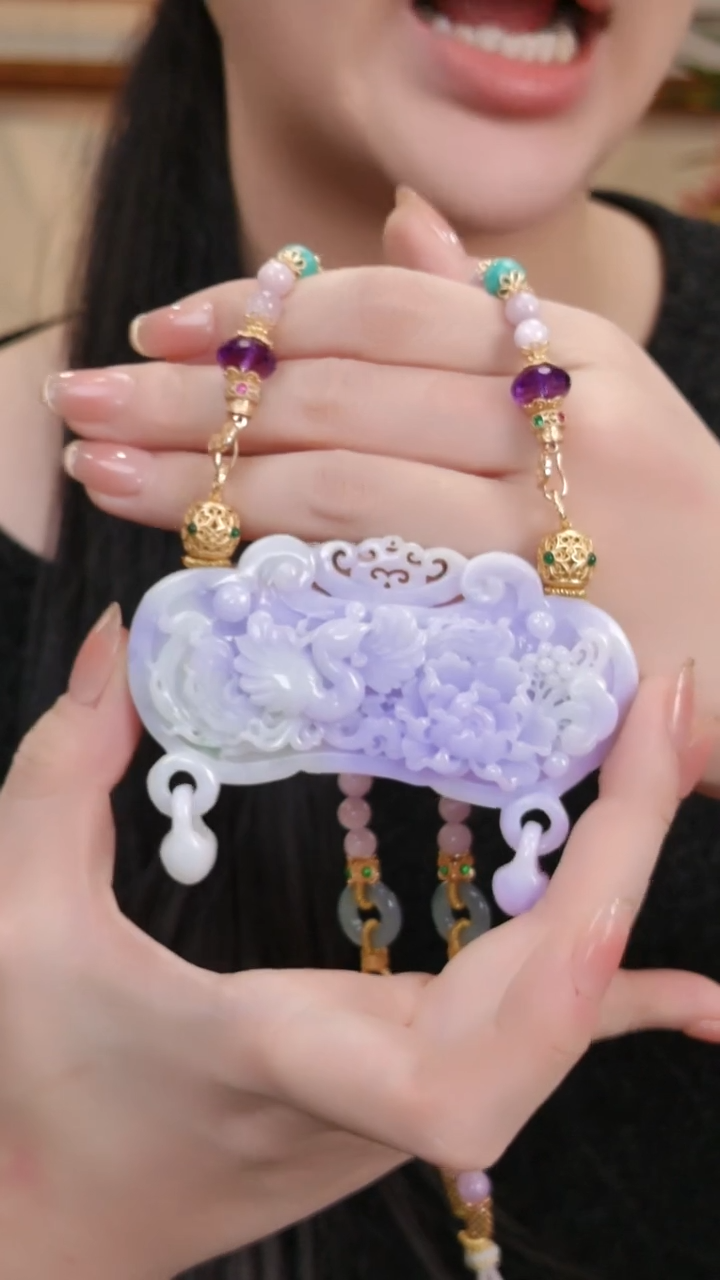 颈饰未镶嵌翡翠国风