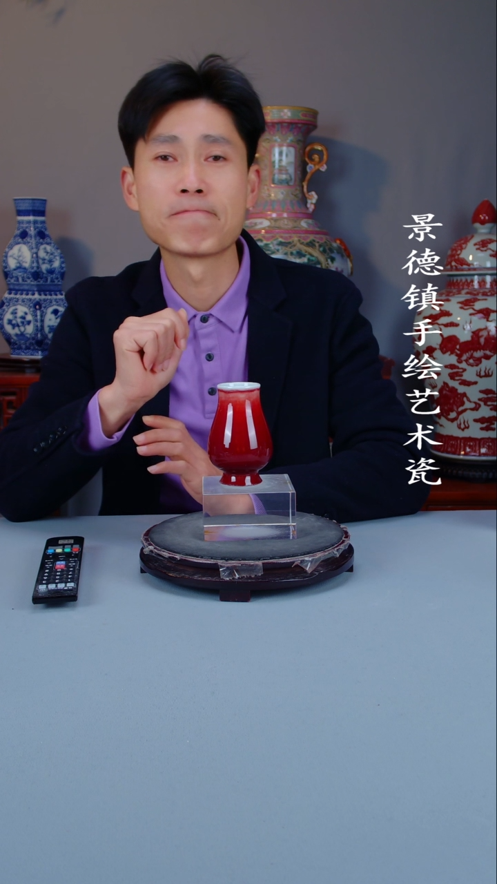 摆件陶瓷景德镇手工手绘陶瓷摆件19