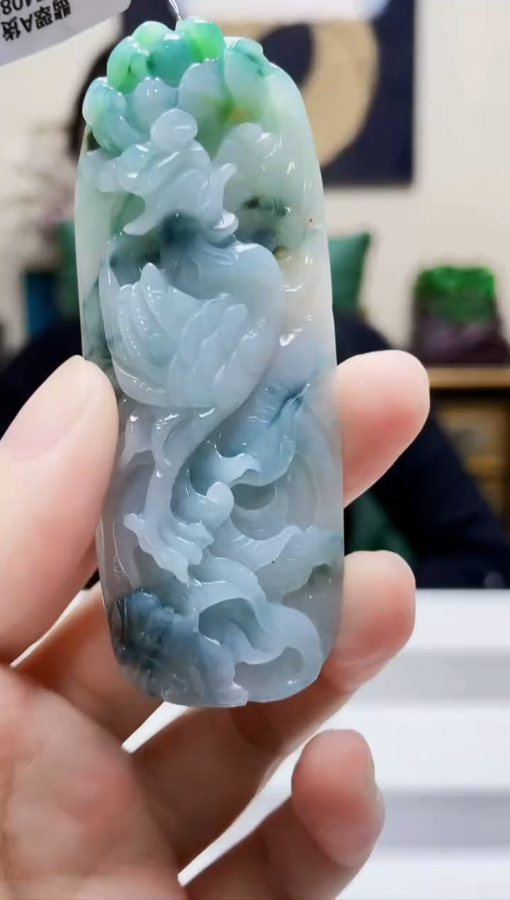 未镶嵌定制翡翠吊坠183