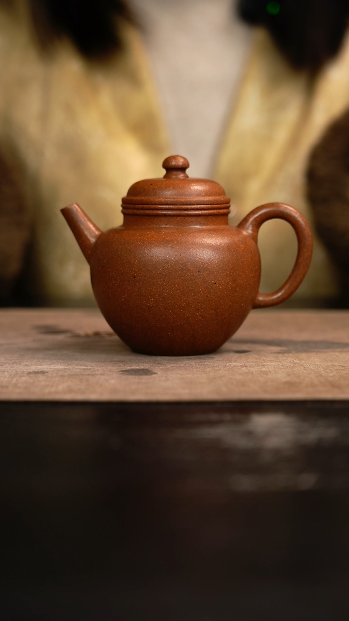 【闪购商品】紫砂茶壶巨轮珠段泥220cc