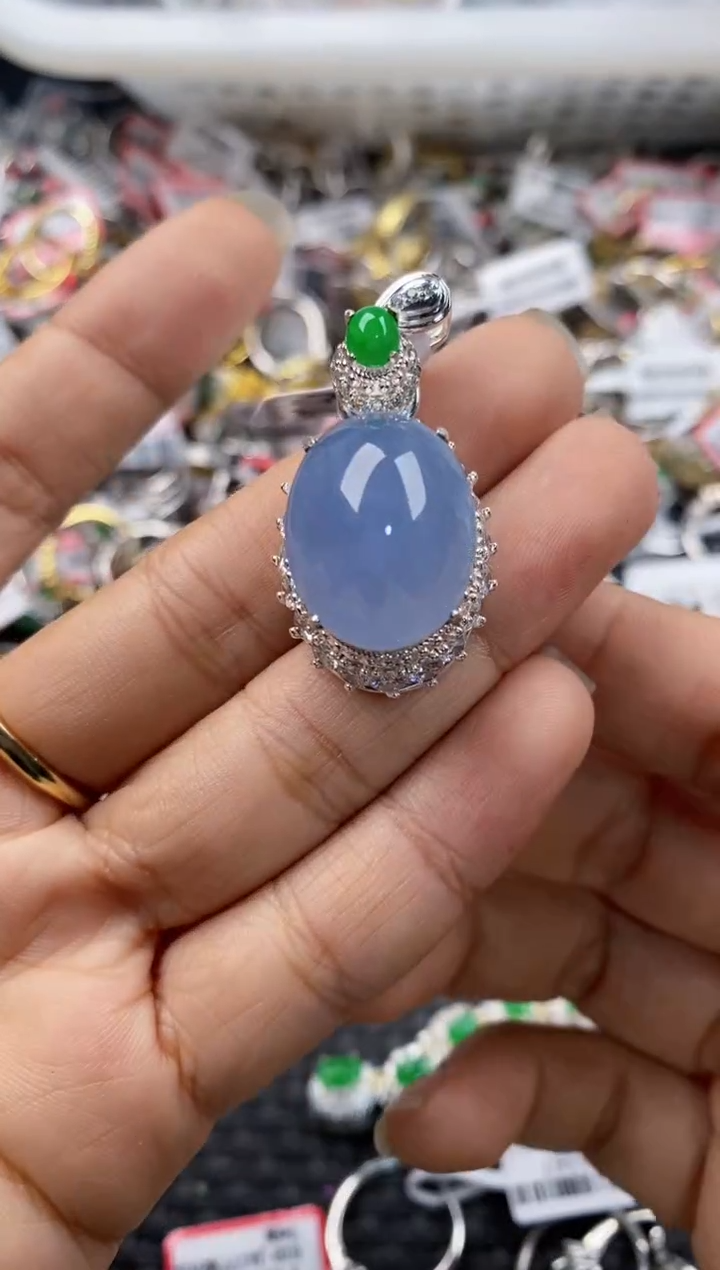 未镶嵌戒指翡翠源**厂444---1