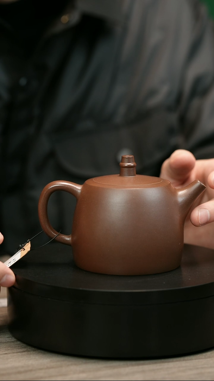 茶壶紫砂坚*H2219赵信军底槽青光素汗铎