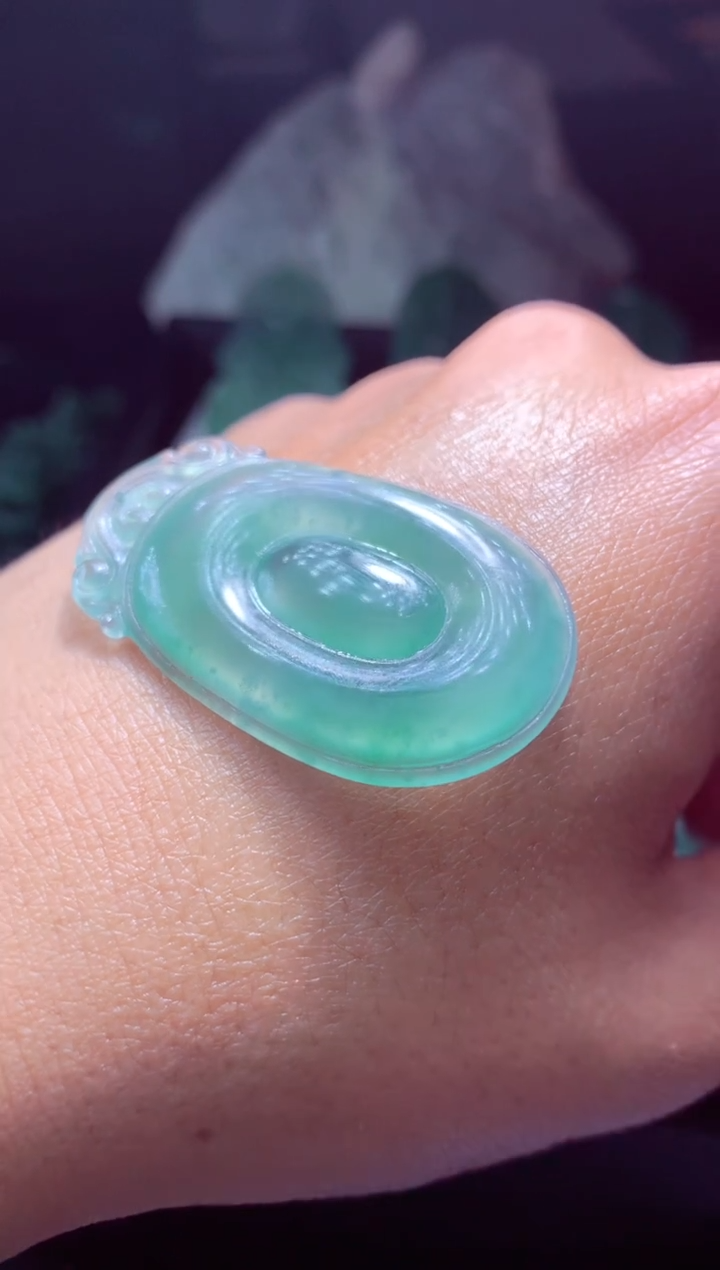 未镶嵌定制翡翠龙*天然翡翠A货吊坠 官方基地发货