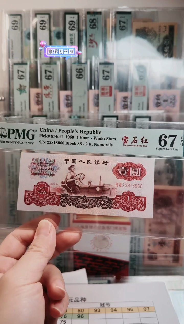 【闪购商品】二罗马拖拉机宝石红PMG67分无47