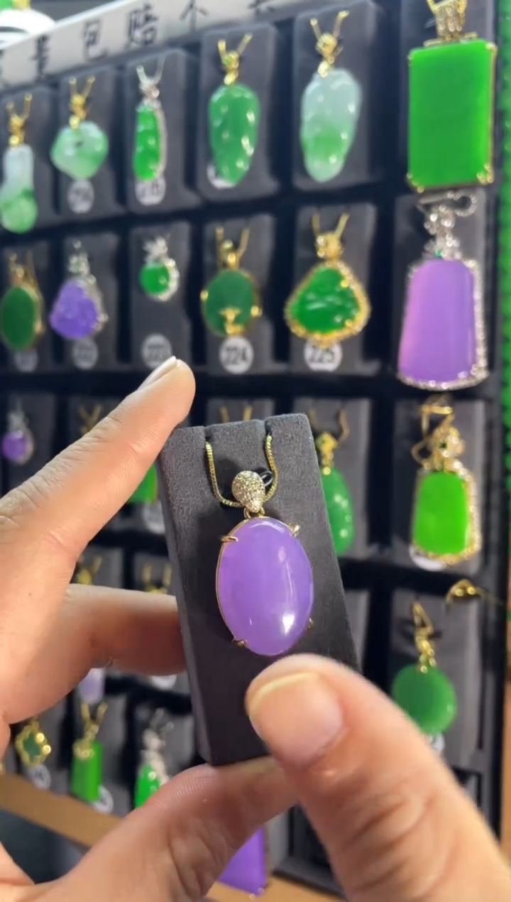 【闪购商品】翡翠颈饰银S925镶嵌249...