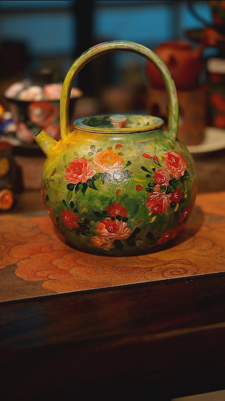 陶瓷景德镇高温釉下彩手工手绘款式