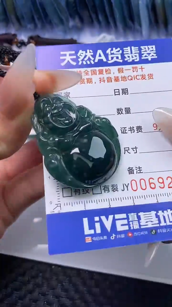 【闪购商品】翡翠颈饰未镶嵌A货翡翠9270