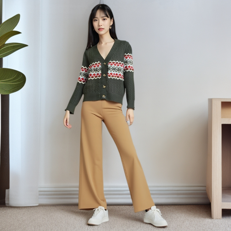 【2200-2250】新款针织衫上衣显瘦时尚休闲上衣