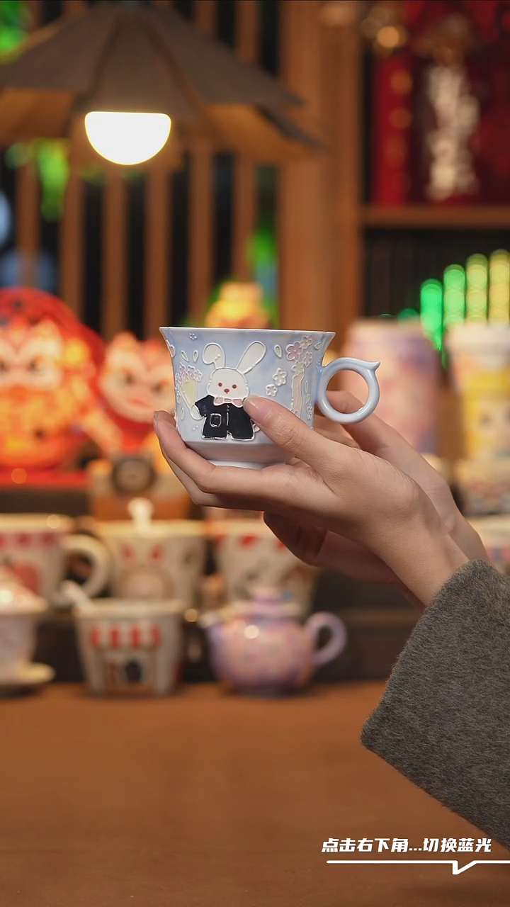 【闪购商品】杯子C082创意手绘陶瓷水杯