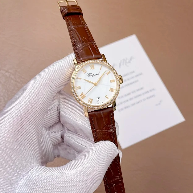 95新 Chopard/萧邦 礼尚往来后镶女表4200/1573084