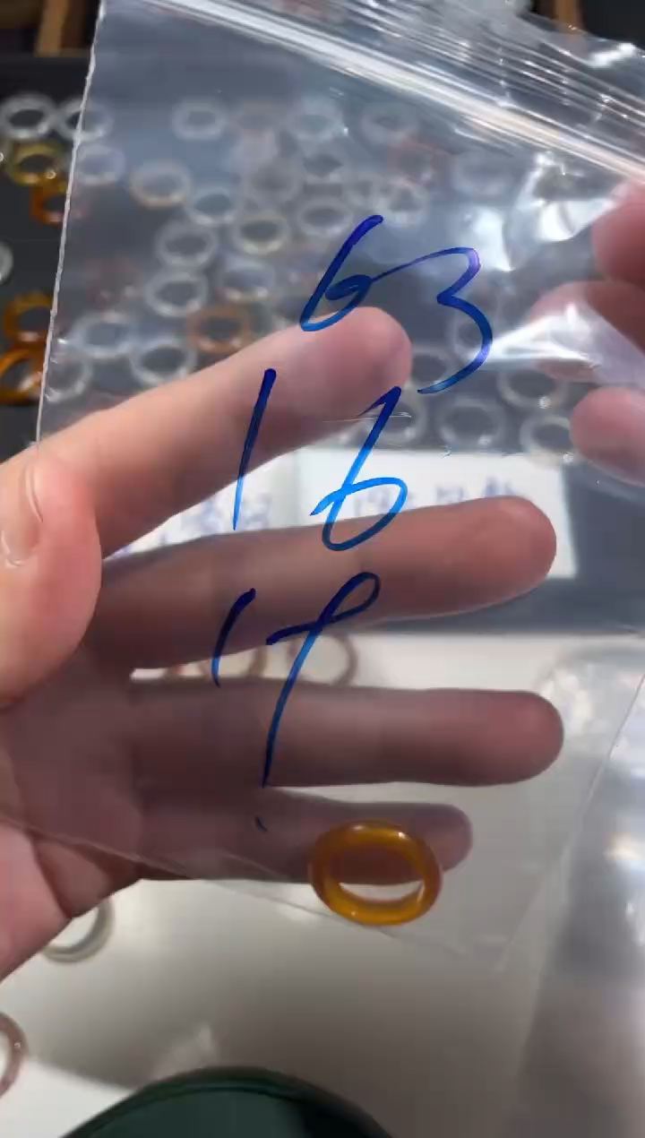 【闪购商品】玛瑙/玉髓戒指未镶嵌63