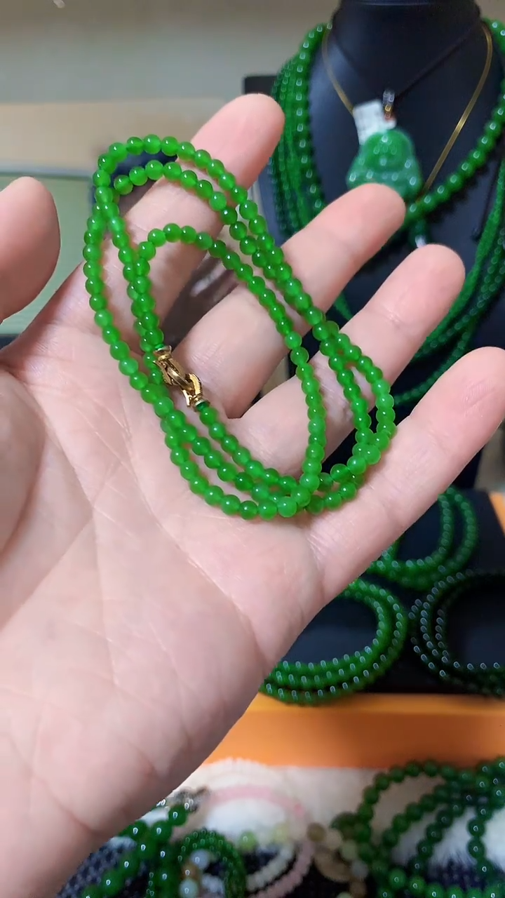【闪购商品】和田玉（碧玉）项链未镶嵌4