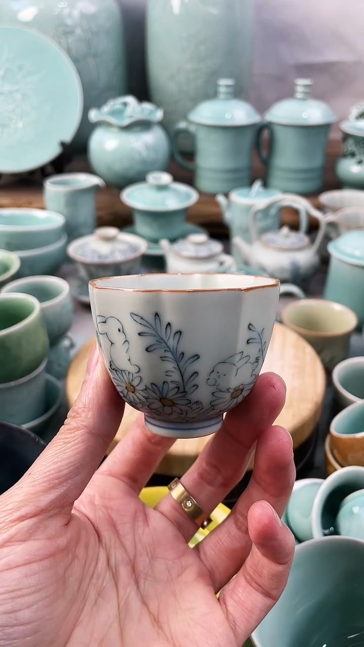 【闪购商品】特价 微瑕 慧仙青瓷