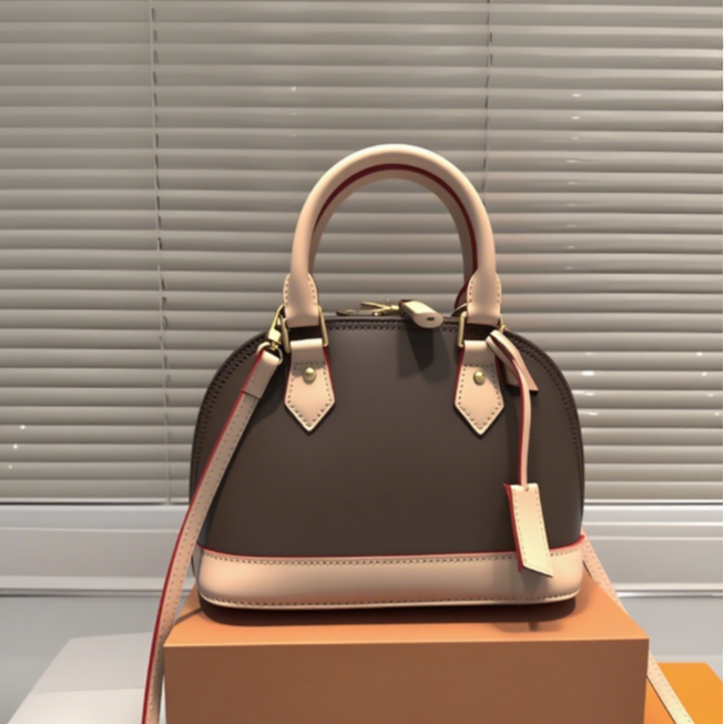 【贝壳包】驴家 老花 手提单间时尚百搭