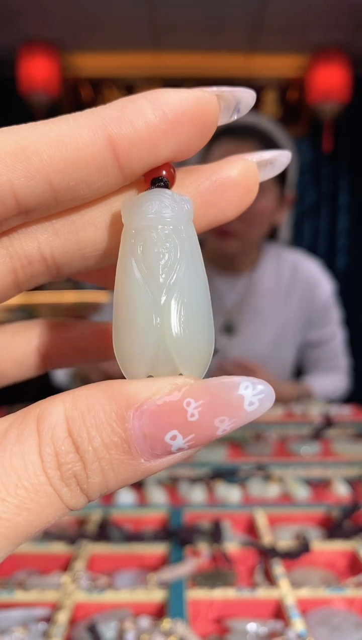 【闪购商品】和田玉颈饰未镶嵌蝉