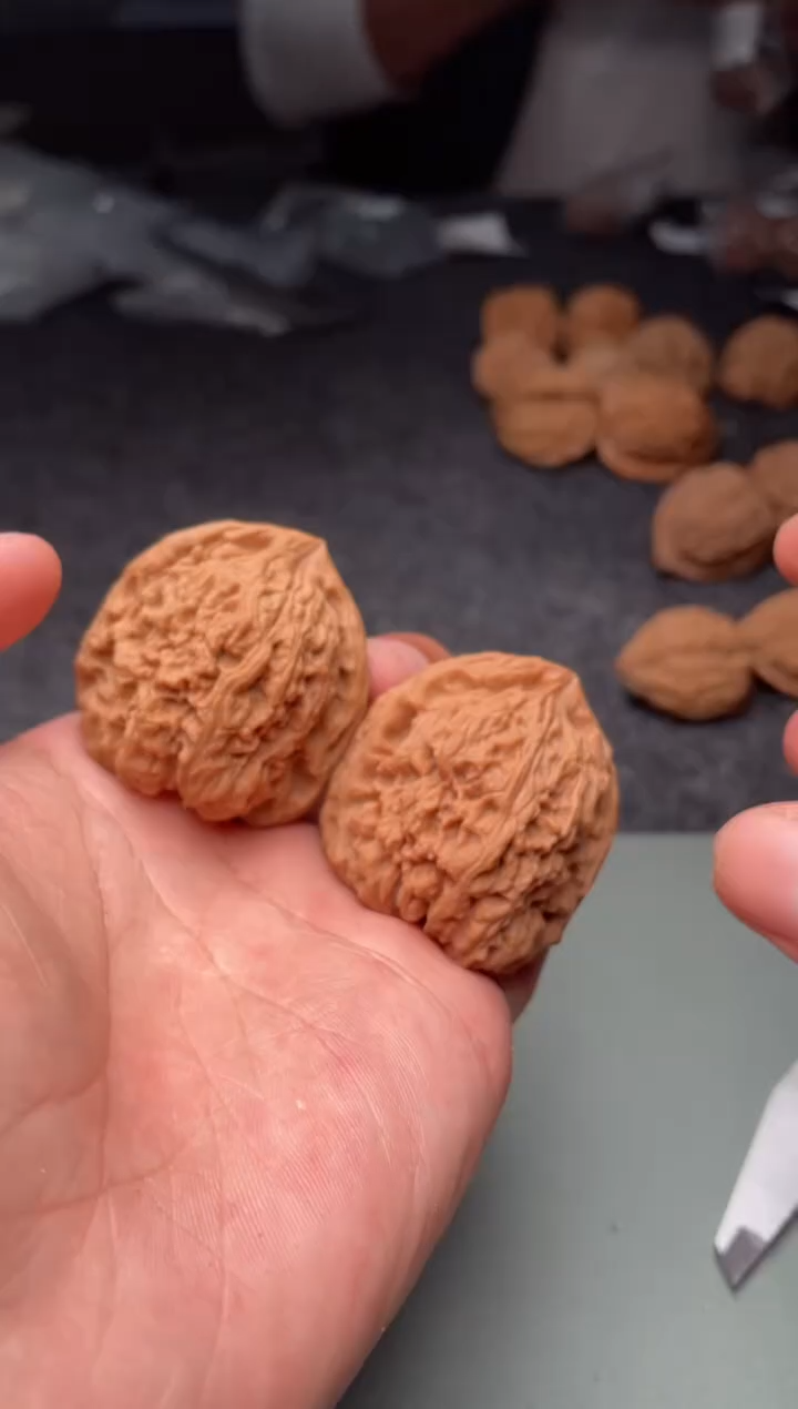 把件文玩核桃a120  南疆石 40尺