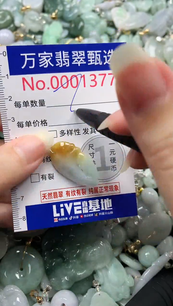 吊坠(不含链)未镶嵌翡翠1377