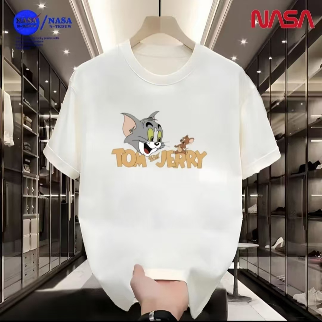NASA联名夏季圆领短袖T恤时尚男女同款A-051